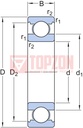 RULMENT SKF 6003 2RS