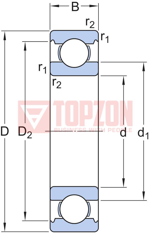 RULMENT SKF 6005 2RS