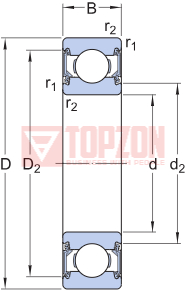 RULMENT SKF 6200 2RS