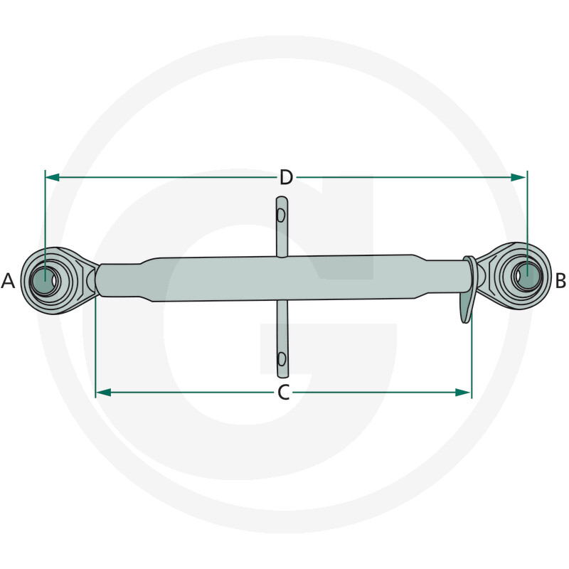 TIRANT CAT 2 395/605MM