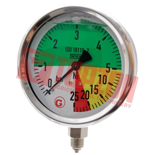 MANOMETRU 1/4" FI100 WIKA